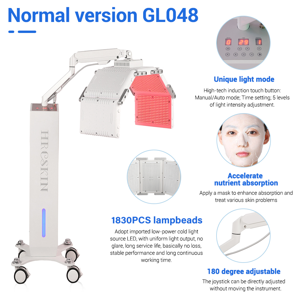 Vertical Spa Skin Facial Lifting Leds-face-lights Therapy Beauty Machine