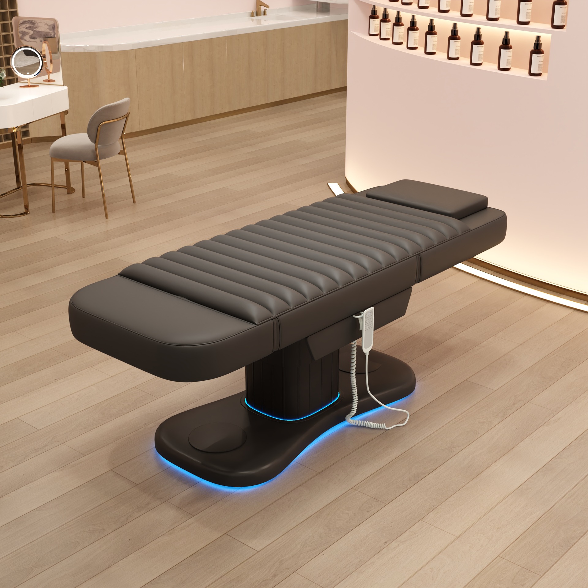 Top Sales Facial Bed Beauty Salon Spa Chairs Lash Beauty Furniture Table Salon Beds Electric Lifting Mechanism Chair Massage Bed