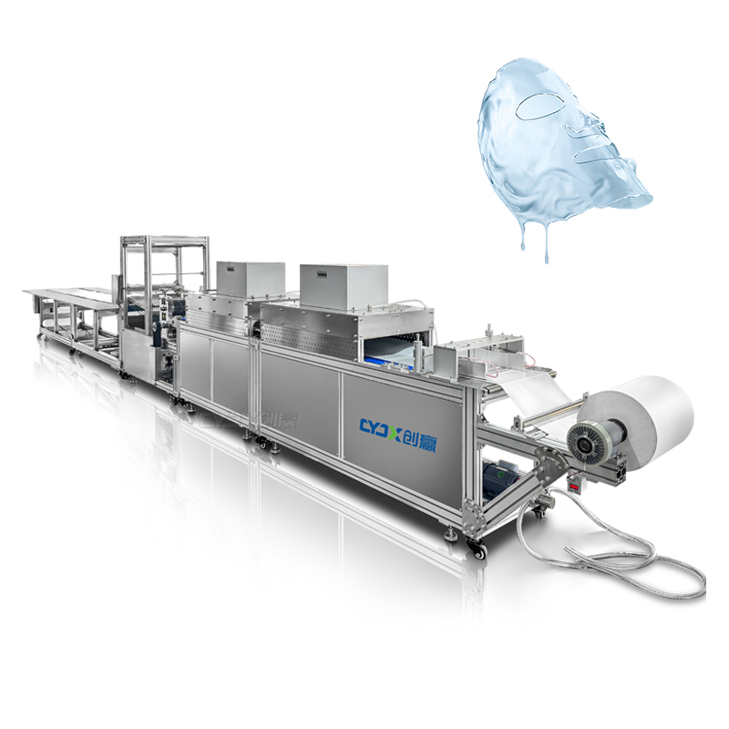 CYJX Automatic Hydrogel Facial Mask Production Machine for Skin Care for Cosmetic Manufacturing Plant Plastic Packaging Included