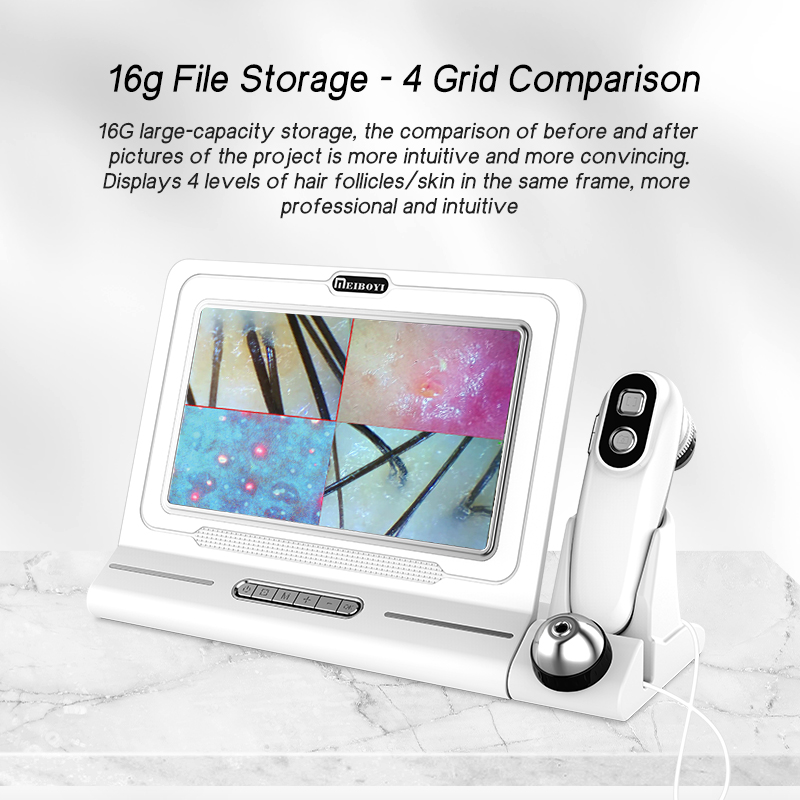 MEIBOYI HD Hair Follicles Scanner Scalp Diagnosis Detector Hair Analyzer Scalp Analysis Device Home Use Beauty Salon