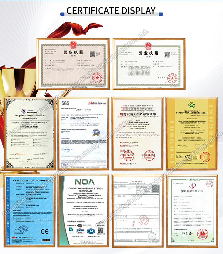 Certifications