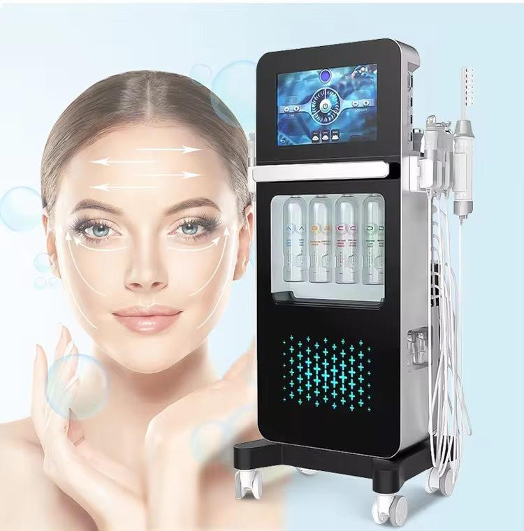 17 in 1 Facial Machine Hydra Oxygen Equip Factory OEM Diamond Microdermabrasion Aqua Peel Hydro Skin Machine Manufacturer