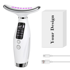 OEM ODM Microcurrent Neck Lifting Device Facial Massager EMS Beauty Machine Rechargeable Skin Tightening Wrinkle Remover