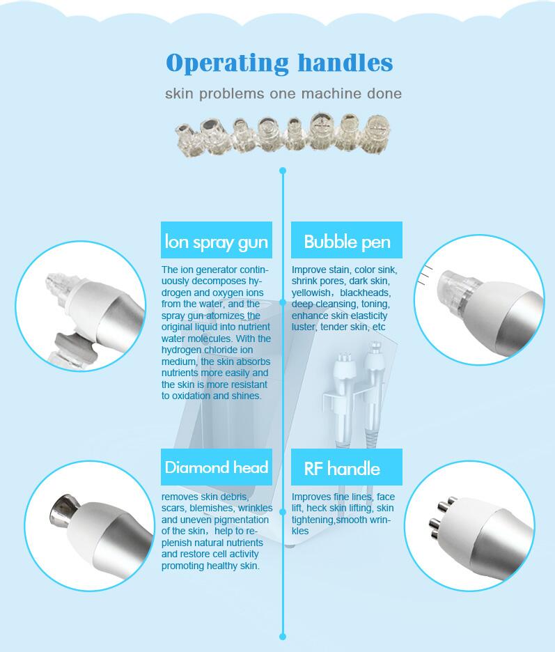 New Product 2026 Hydro Dermabrasion Wrinkle Removal Skin Rejuvenation Face Cleansing Blackhead Removal Home Use Beauty Equipment