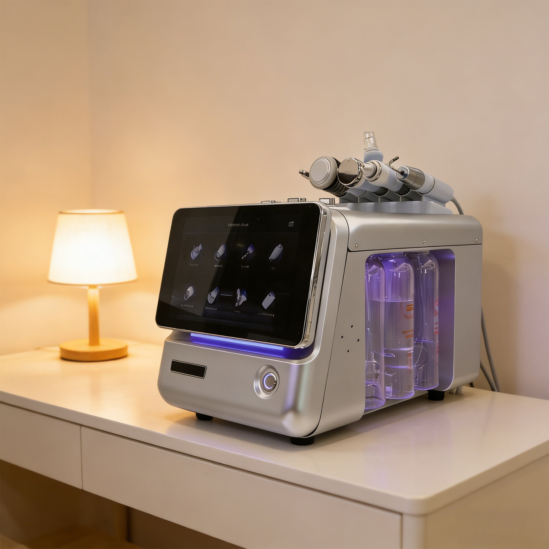 Beauty Spa Use Facial Machine Desktop Oxygen Therapy Beauty Equipment for Skin Barrier Repair Deep Moisture