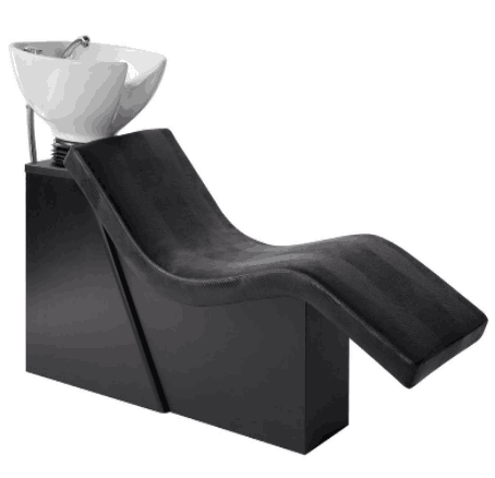 Beige Shampoo Bed Hair Salon Washing Chair for Barbershop