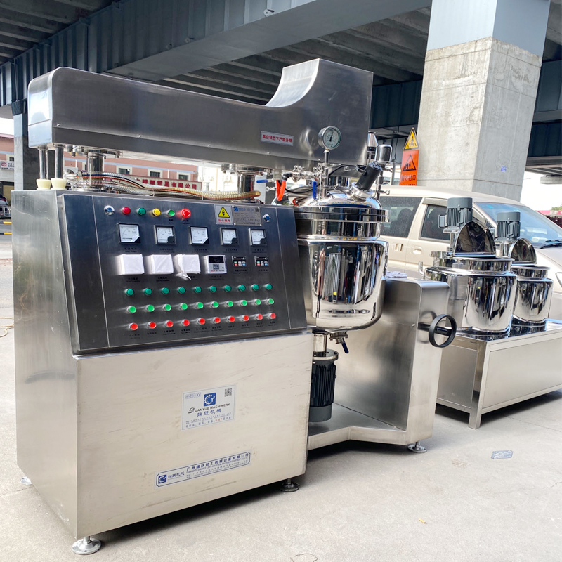 Cosmetic Vacuum Emulsifier Mixer Machine 50L Liquid Application Chemical Machinery Equipment for Cosmetics Production