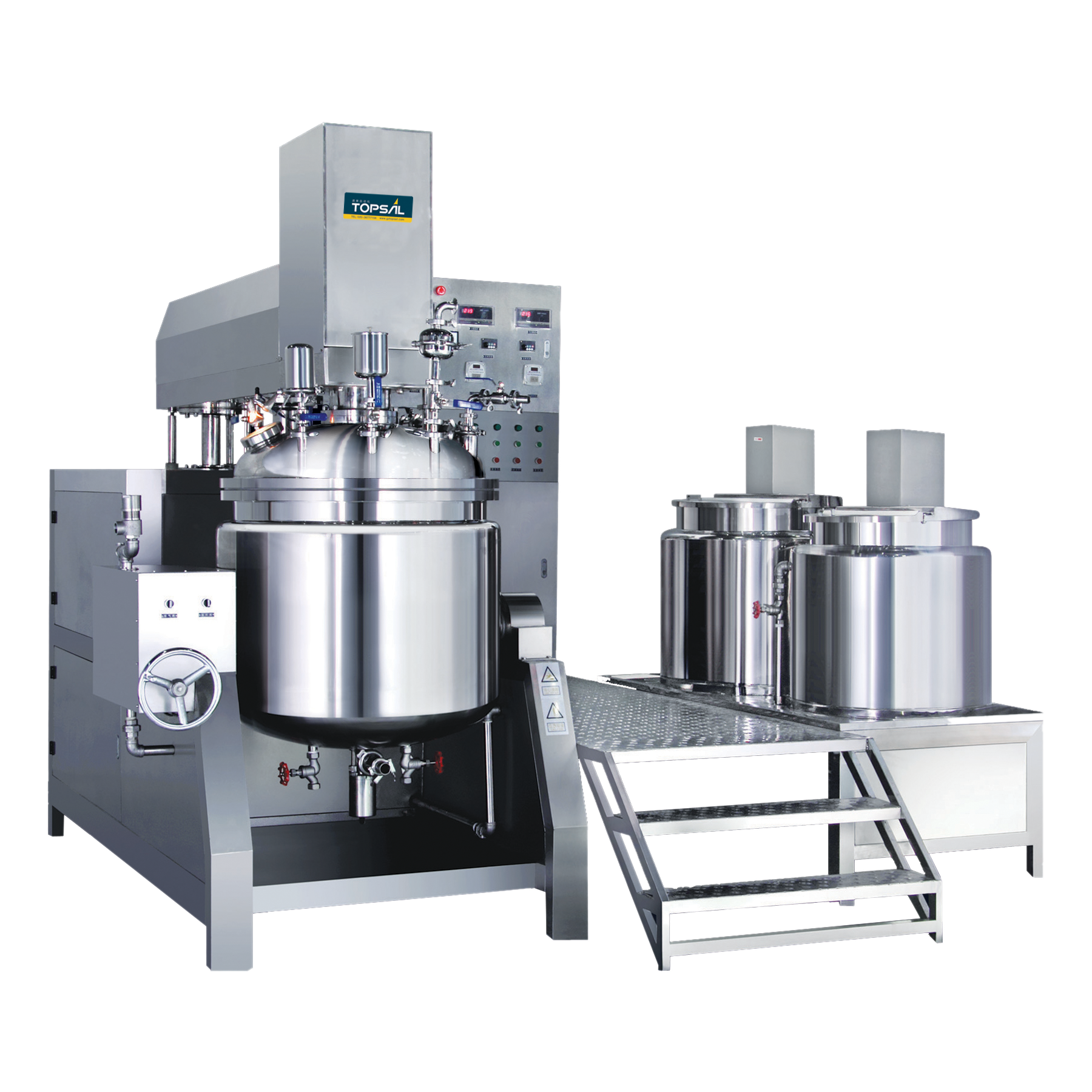 Factory Price Cosmetic Hand Body Lotion Mixer Machine Emulsifier Machine Cosmetics Production Equipment
