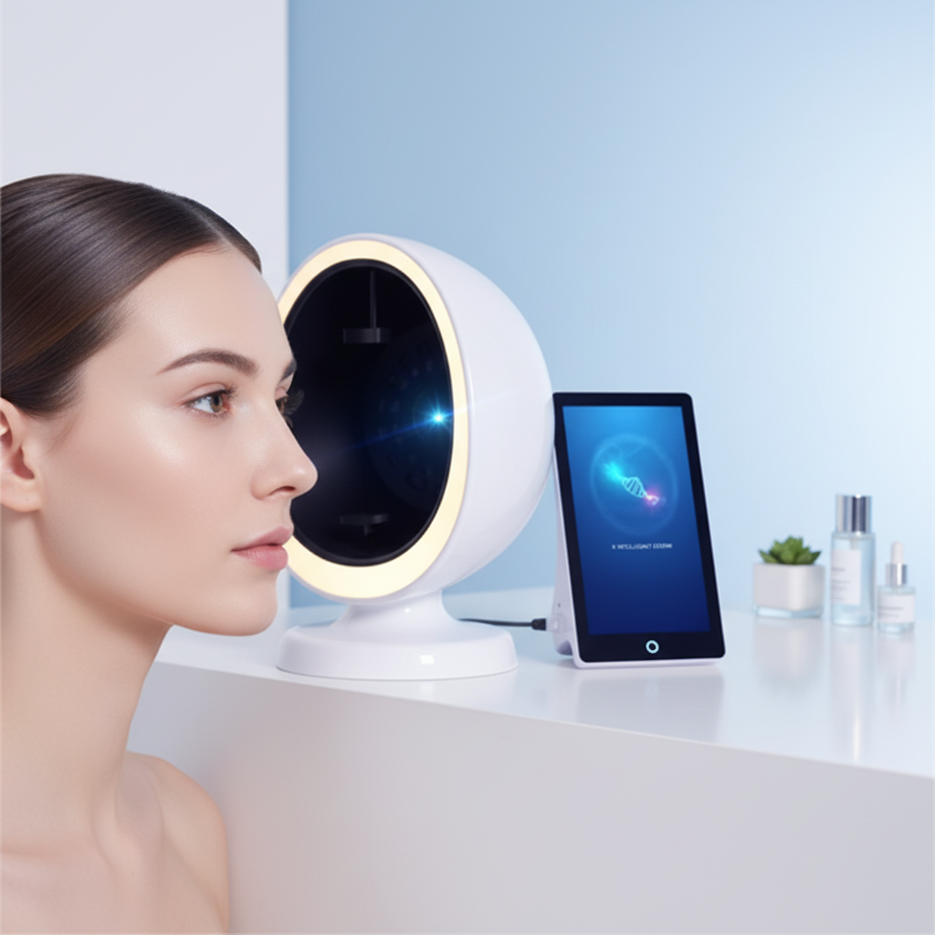 3D Face Scanner Facial Skin Analyzer Machine with Smart Touch Screen AI Technology
