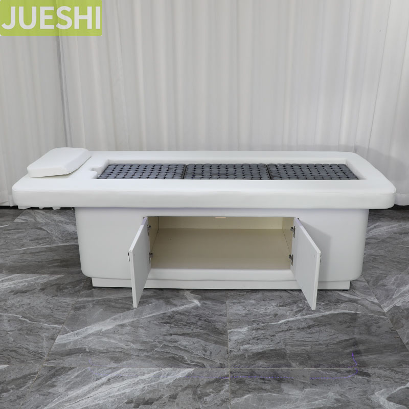 JUESHI Luxury Style Moxibustion Bed Body Therapy Bed for Beauty Salon Red Light Therapy Bed Full Body With Stand Salon Furniture