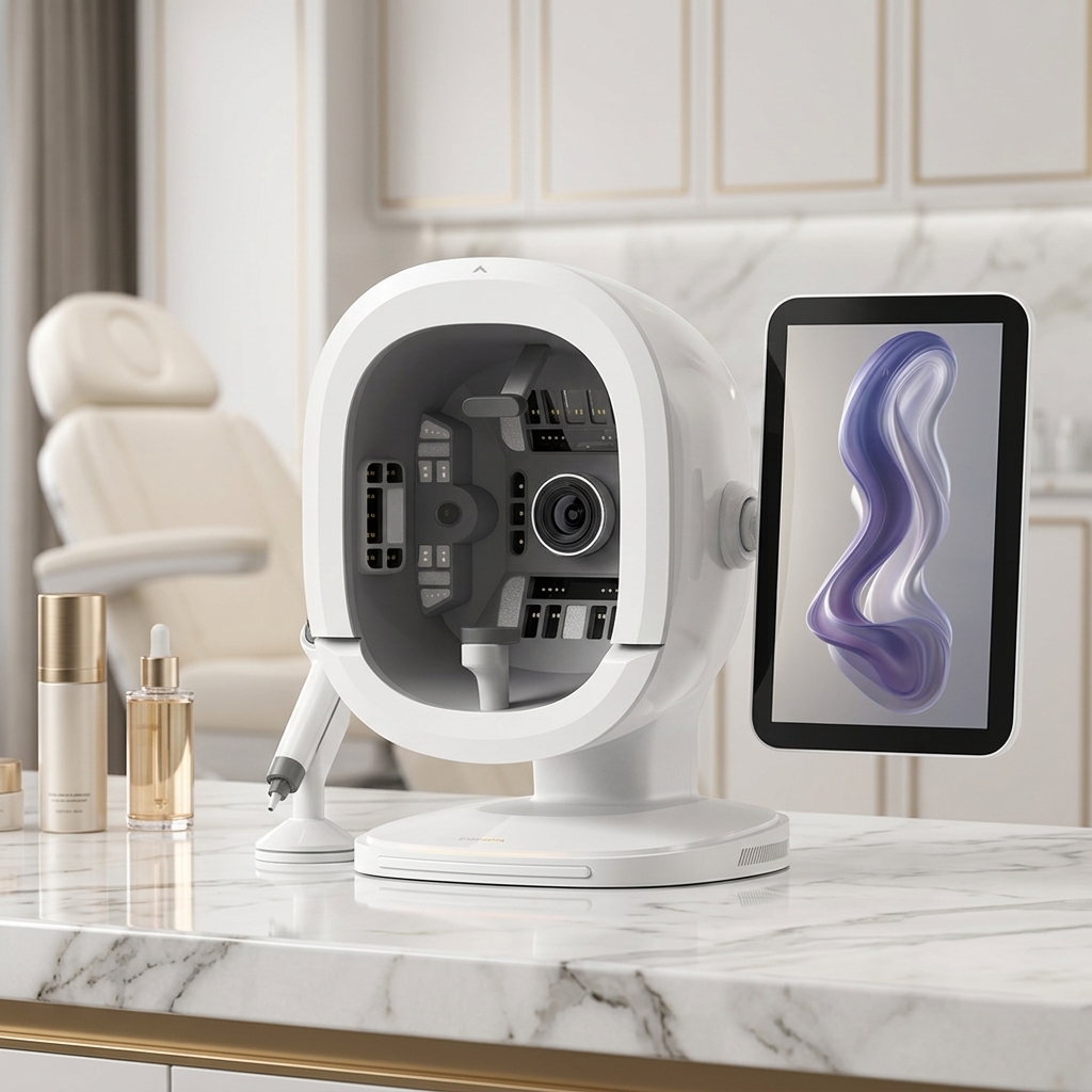 Direct Factory 3D AI Intelligent Face Analyzer Skin Analysis Machine with Android System Multi Language