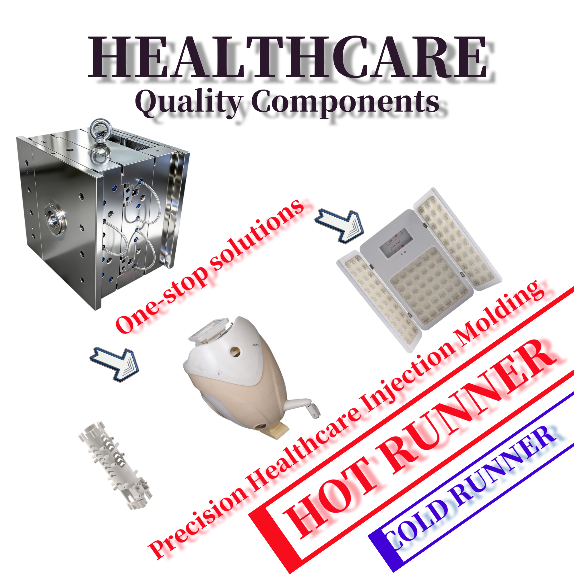 Custom OEM Medical Beauty Machine Enclosure Manufacturer Plastic Injection Molding For Professional Aesthetic Equipment Housing