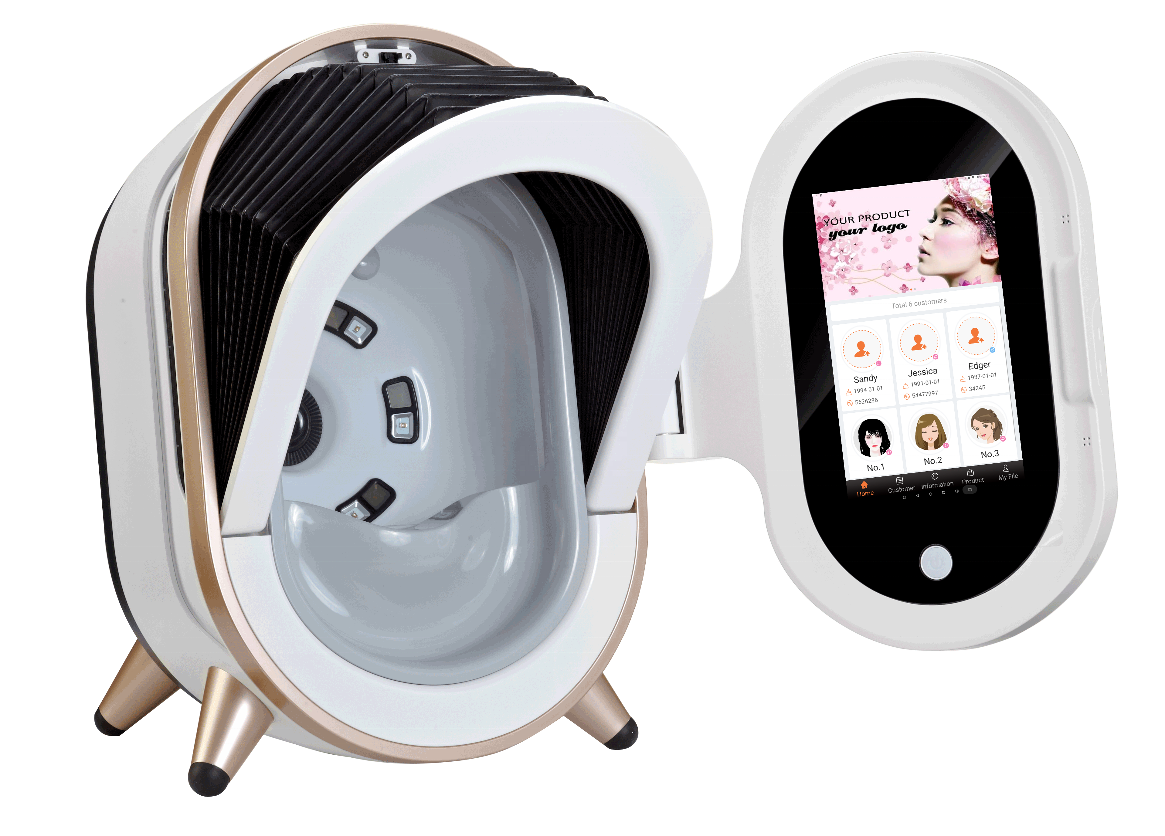 Professional Skin Analyzer Machine, Facial Skin Analysis System Magic Mirror Max for Beauty Salon Clinic Distributors