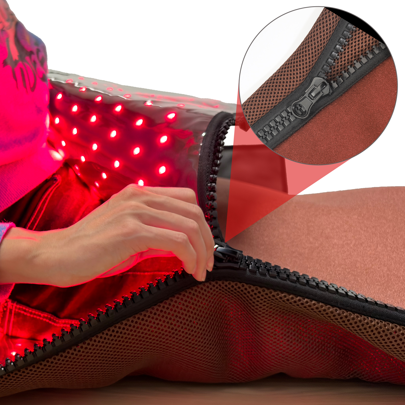 Full Body 3252PCS Triple Chips 660nm 850nm Red Light Therapy Mat Infrared Light Blanket for SPA Salon Equipment