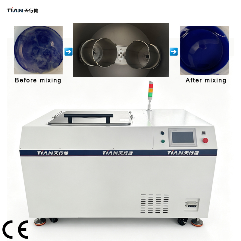 30 Liters Dual Power Adjustable Speed Vacuum Planetary Homogenizer Defoaming Mixer -100KPA For Low Temperature Ink