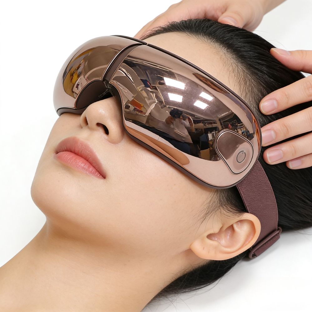 2026 Smart Electric Eye Massager Heated Eye Care Massager with Air Pressure Vibration Eye Massage Device for Relieve