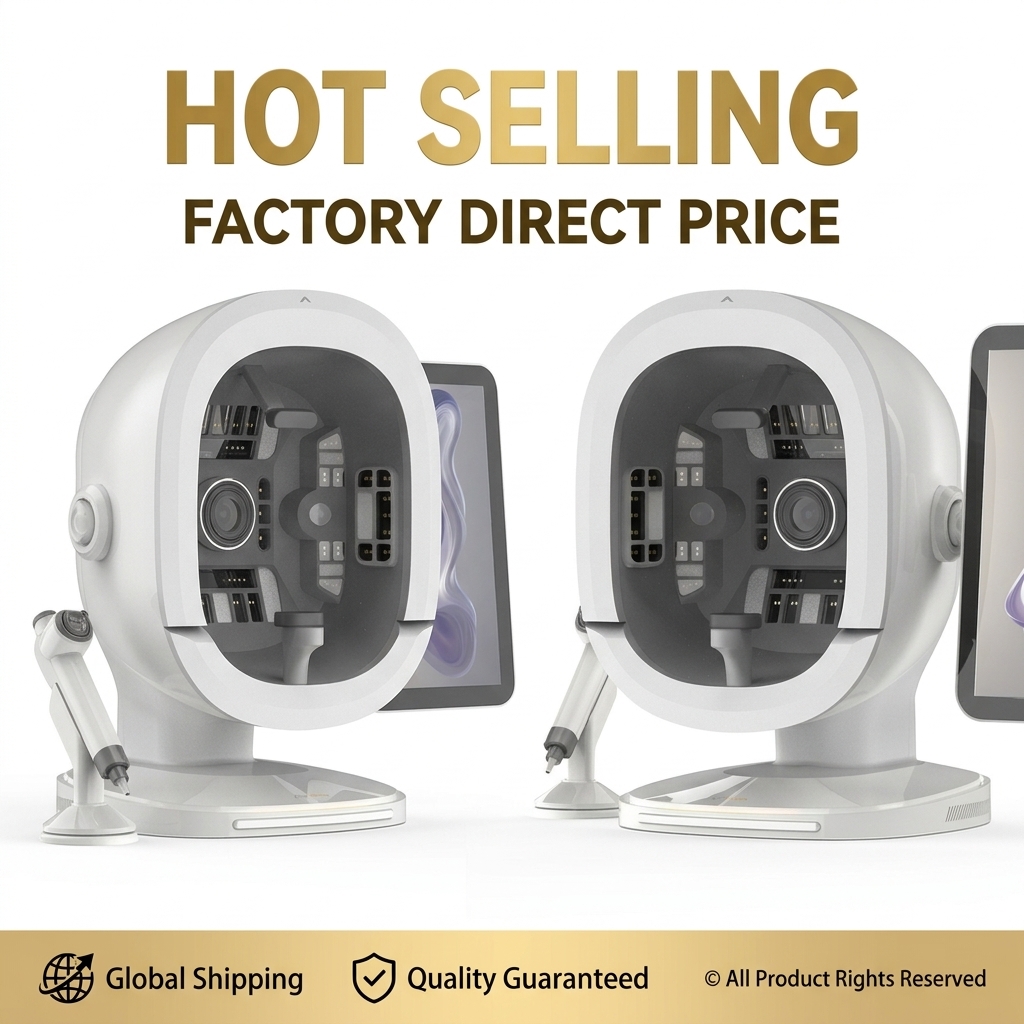 Direct Factory 3D AI Intelligent Face Analyzer Skin Analysis Machine with Android System Multi Language