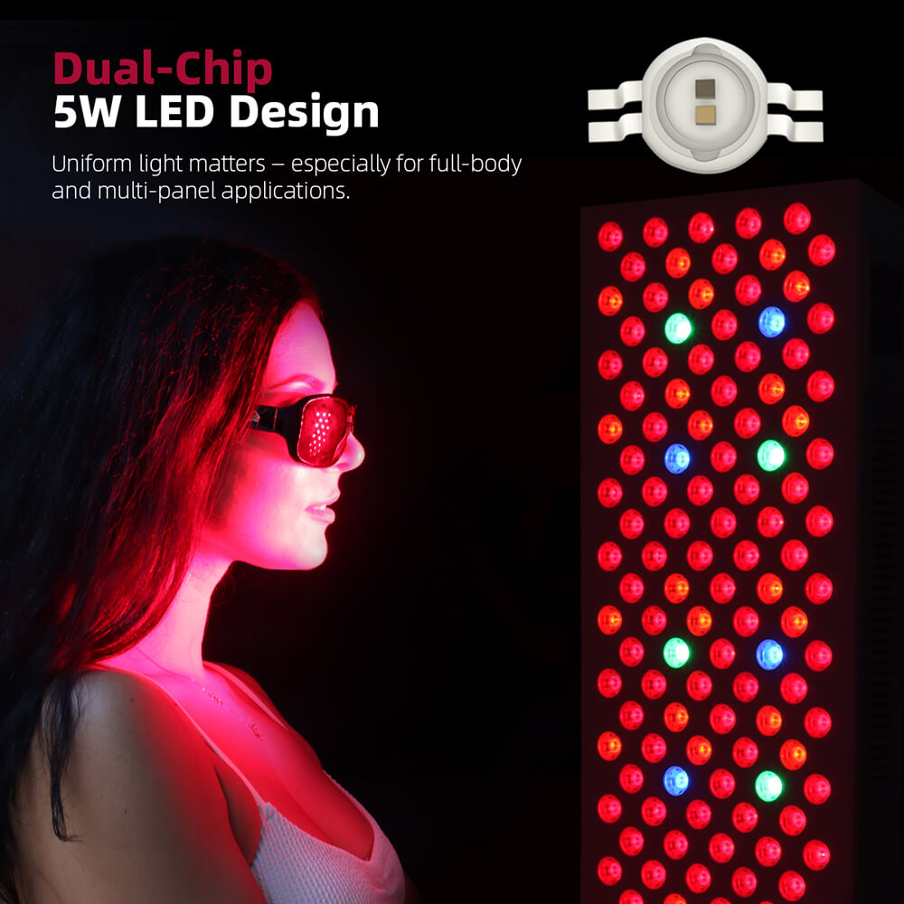 Promotion 1000W Led Red Light Therapy Machine Red Light Therapy Multi Panel Pulsed 810Nm Red Light Panel Therapy Beauty Device