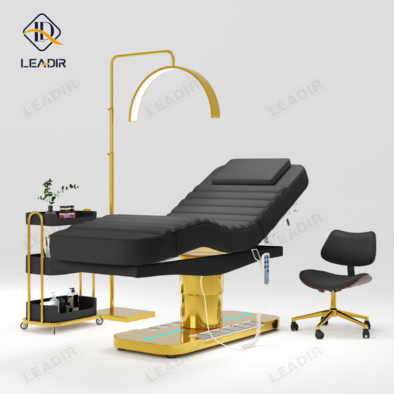 Modern Style Curved Lash Bed Beauty Electric Spa Equipment Massage Bed Custom Lash Extension Bed for Salon