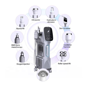 Factory Beauty Multifunction Facial Machine Hydro Beauty Facial Equipment Skin 9 in 1 Hydra Dermabrasion Facial Machine