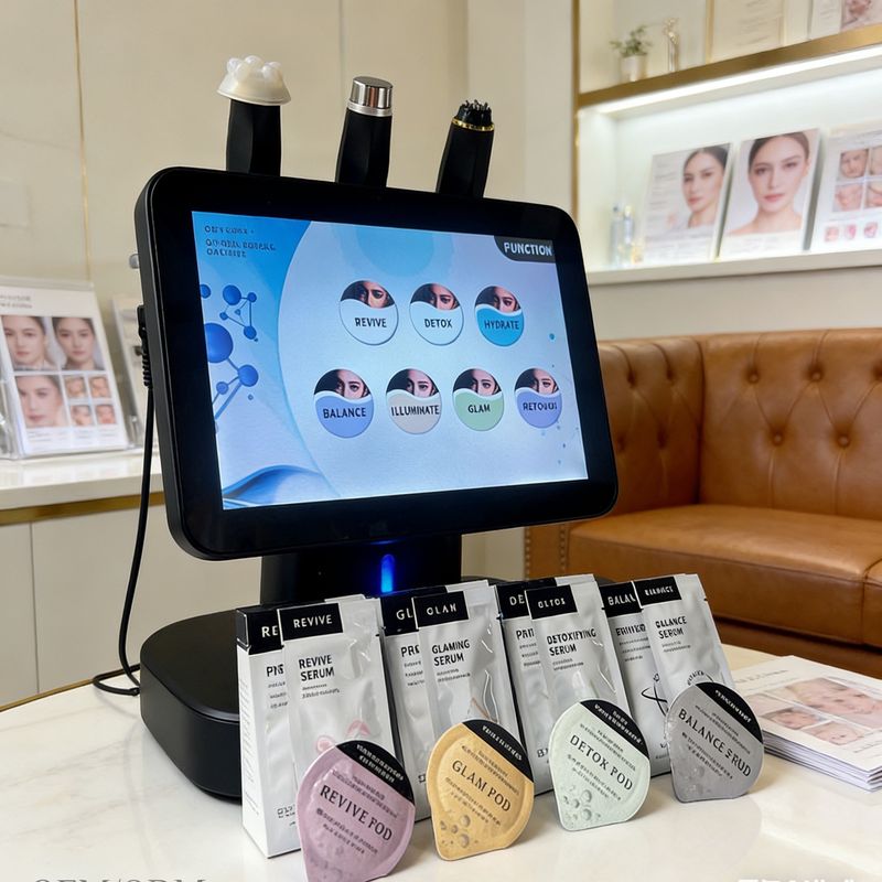 Facial Firming and Skin Lifting Beauty Care Machine Portable Three in One Carbon Dioxide Bubble Facial Care Beauty Machine