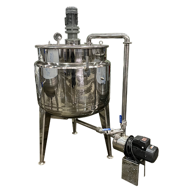 100L 500L Cosmetic Lotion Cream Paste Emulsifier Mixer tank High Shear Homogenizer Liquid Soap Mixing Equipment Price