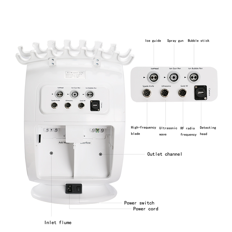 Reliable Factory Direct 7 in 1 Smart Ice Machine Versatile Facial Cleansing Massage Device for Daily Care