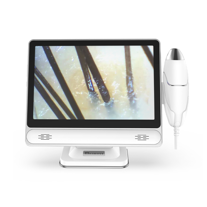 S 10.1 Inch HD Hair Follicle Analyzer 2-in-1 Scalp Detection Device Smart Analysis Camera for Salon Body Target Area Home Use