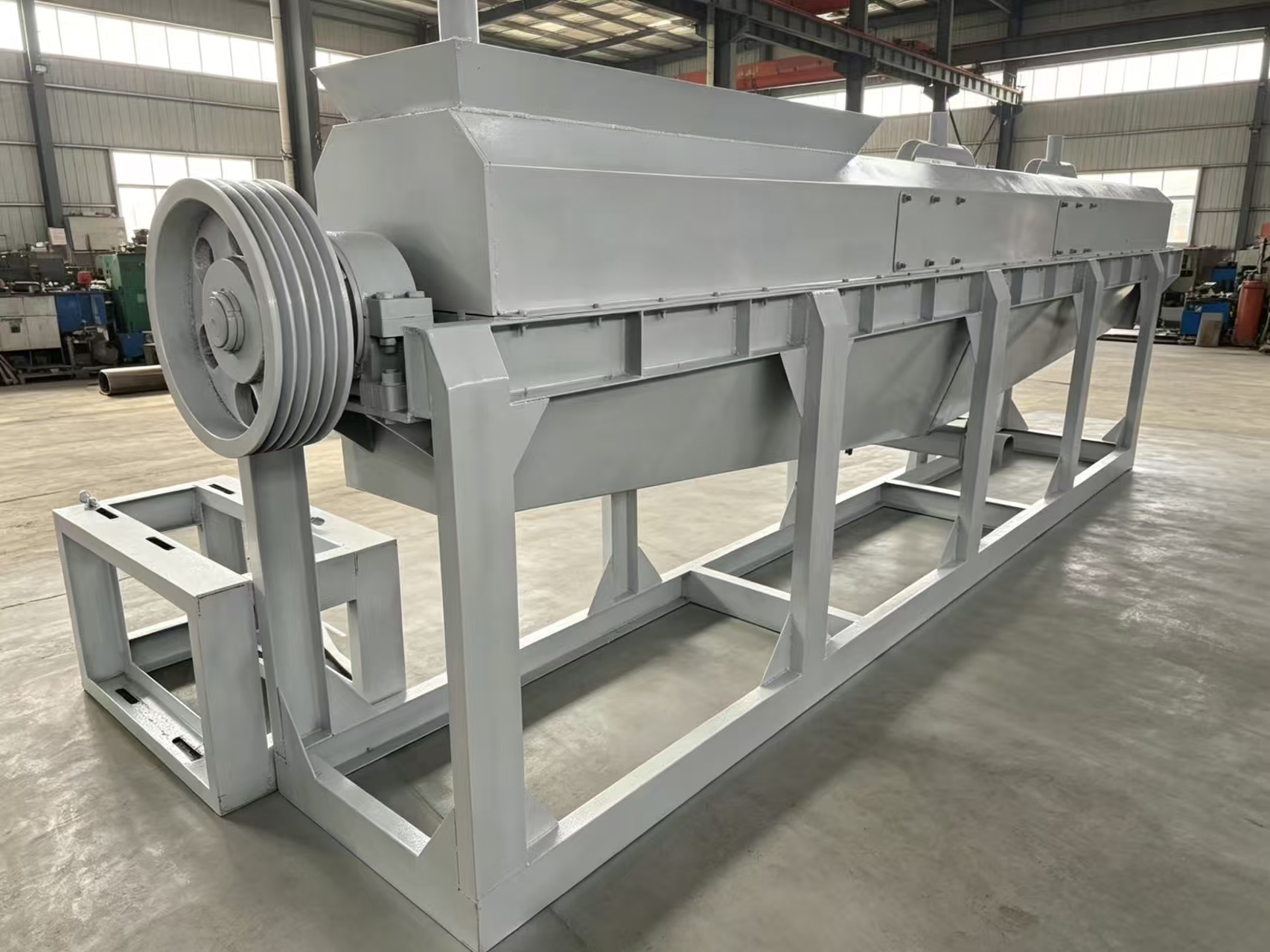 Friction Cleaning Machine for Scrubbing and Washing Plastic Film, Crushed Materials, and Rubber Head Cleaning Equipment.