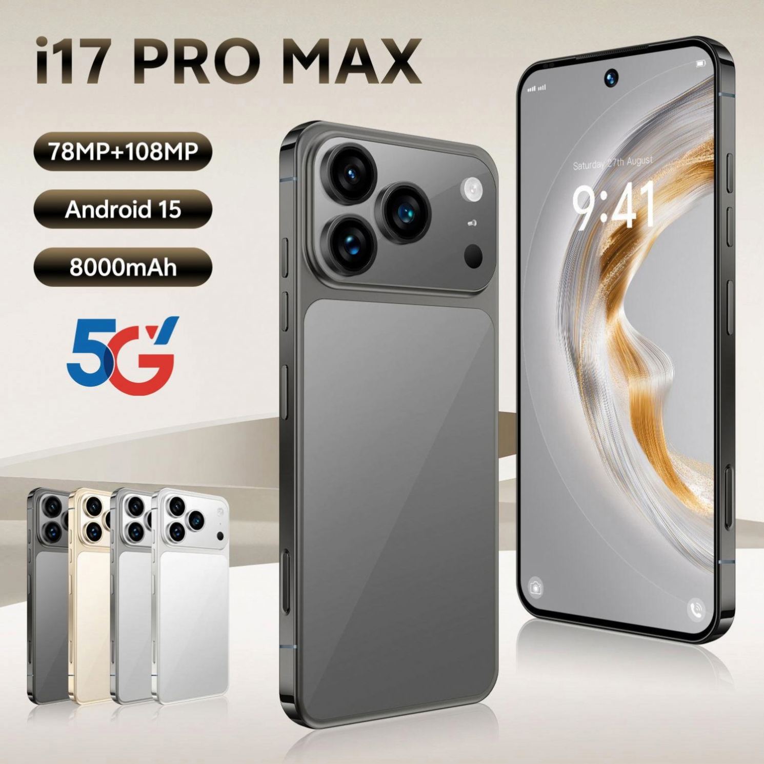15 Promax Mobile Phone 7 Inches 16gb + 1tb 5g Mobile Gaming Device Dual Sim Card 5g Smartphone Manufacturer Personalized