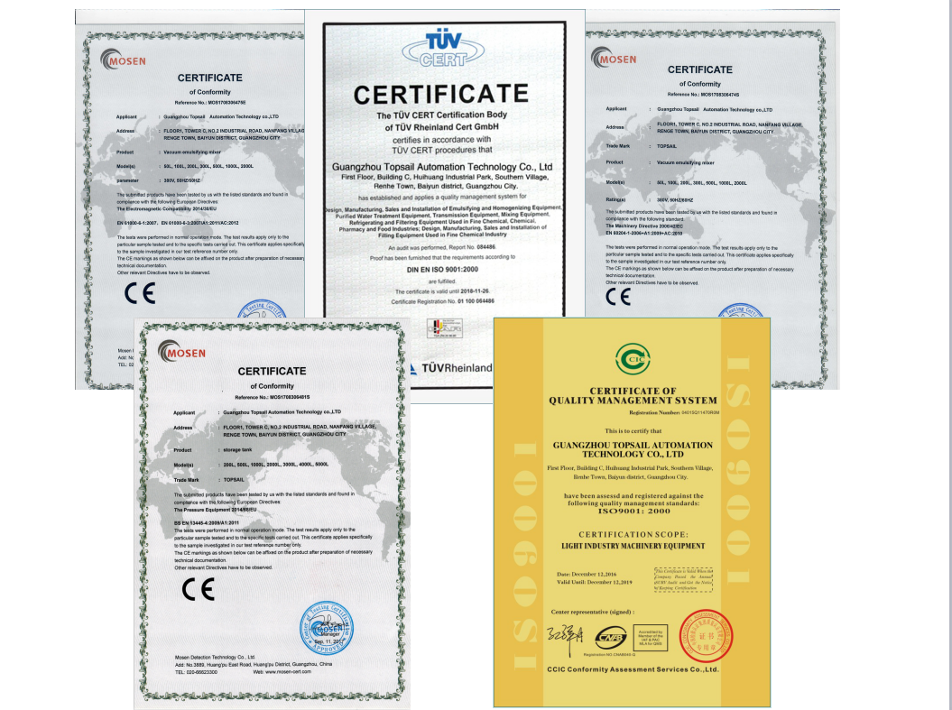 Certifications