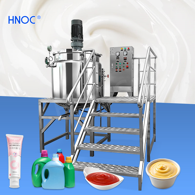 HNOC Beauty Cream Small Batch Cosmetic Manufacturing Equipment Shampoo and Conditioner Make Machine