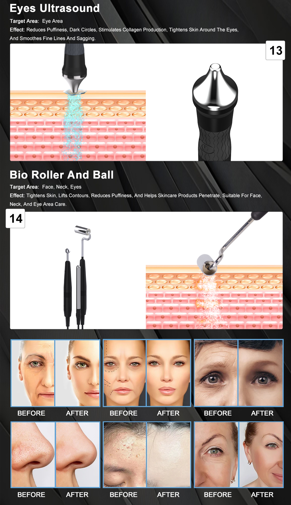 New Oem 14 in 1 Dermabrasion Face Skin Care Beauty Salon Spa Equip Facial Machine Professional Manufacturer