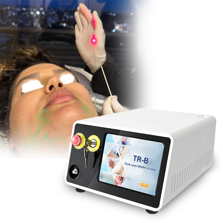 980nm 1470nm Diode Laser Vaser Liposuction Equipment Body Shaping Slimming Machine Endolaser Facial Lifting