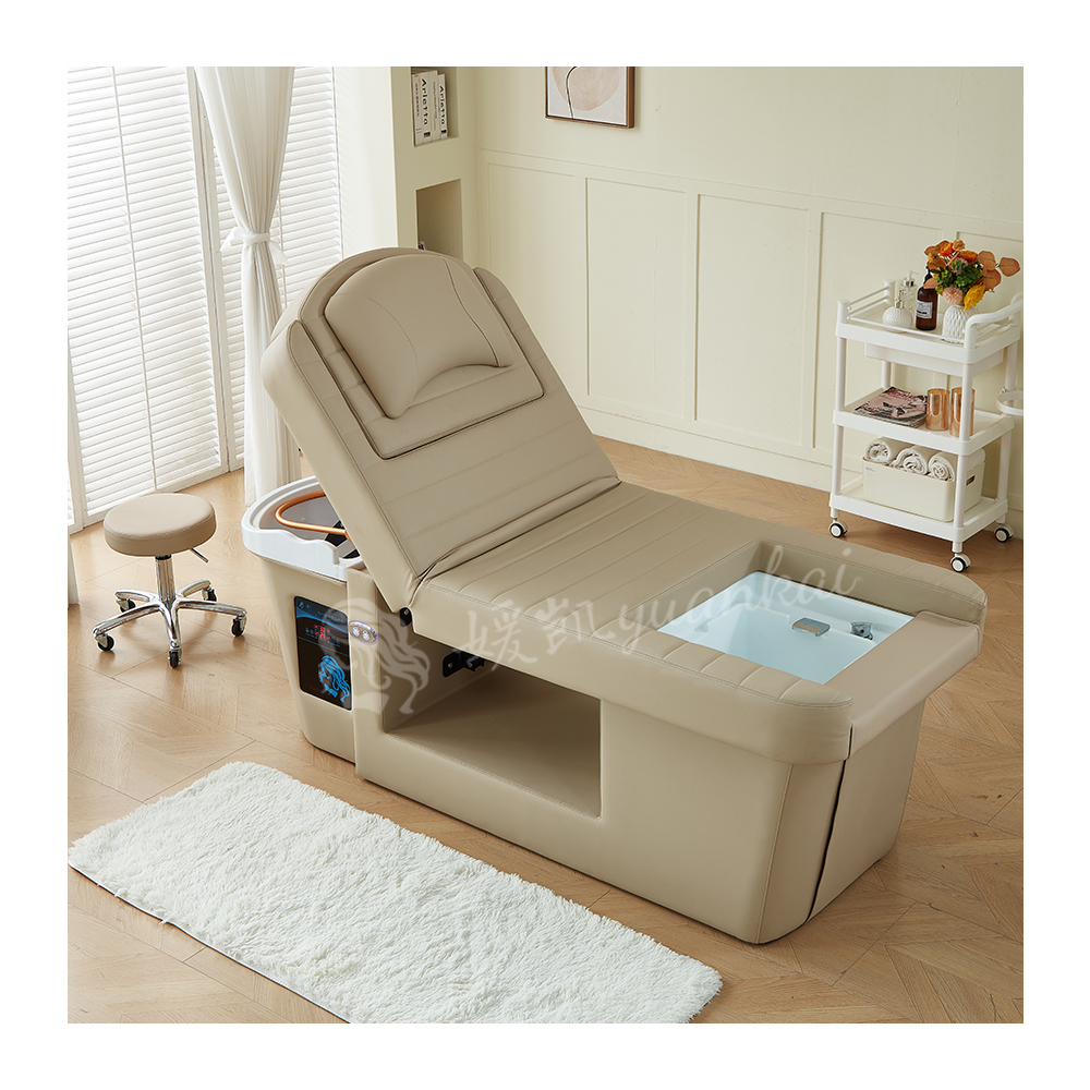 Luxury Electric Hydrotherapy Bed with Adjustable Feature Modern Design Head Spa &amp; Foot Bath for Hotel Use Massage Tables Beds