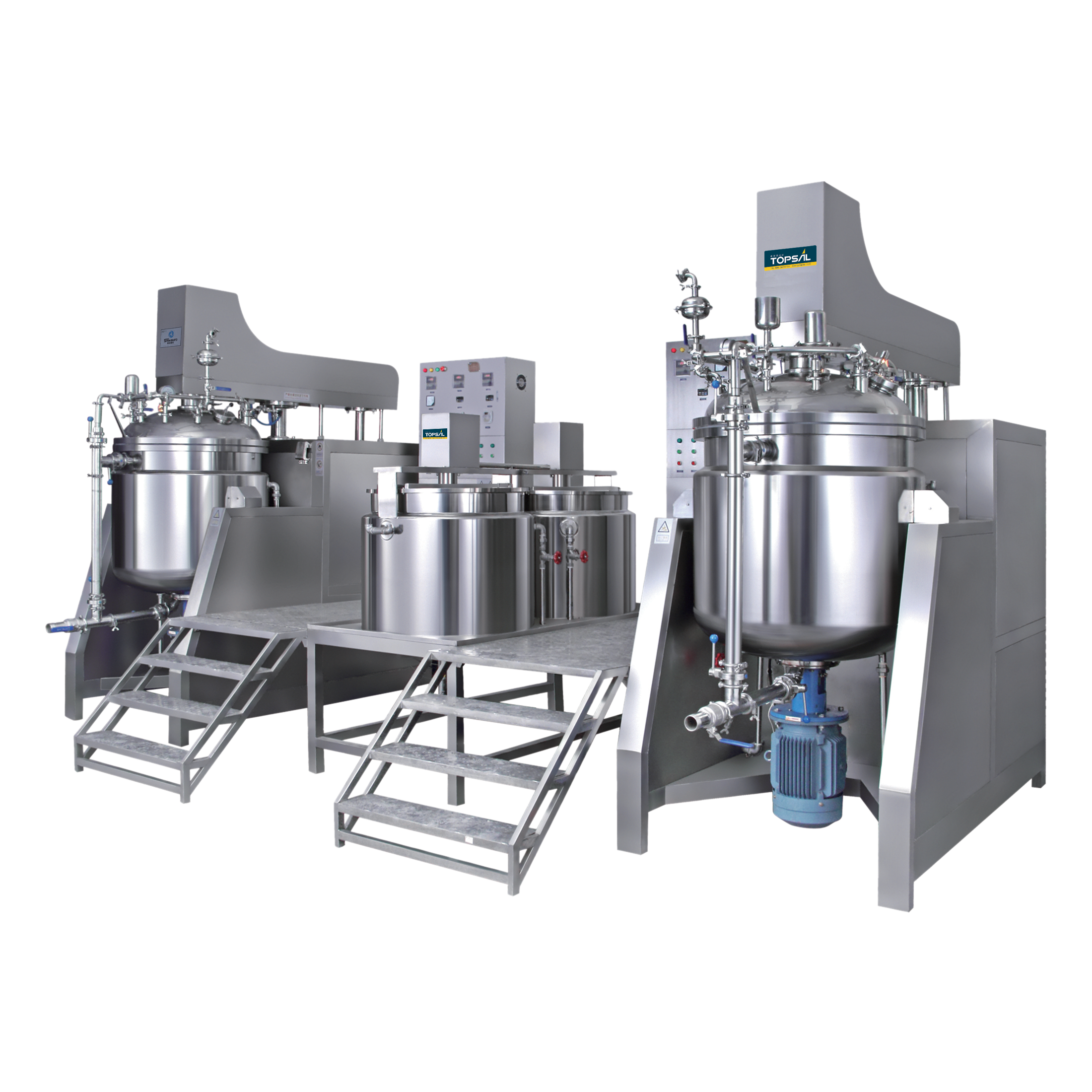 Factory Price Cosmetic Hand Body Lotion Mixer Machine Emulsifier Machine Cosmetics Production Equipment