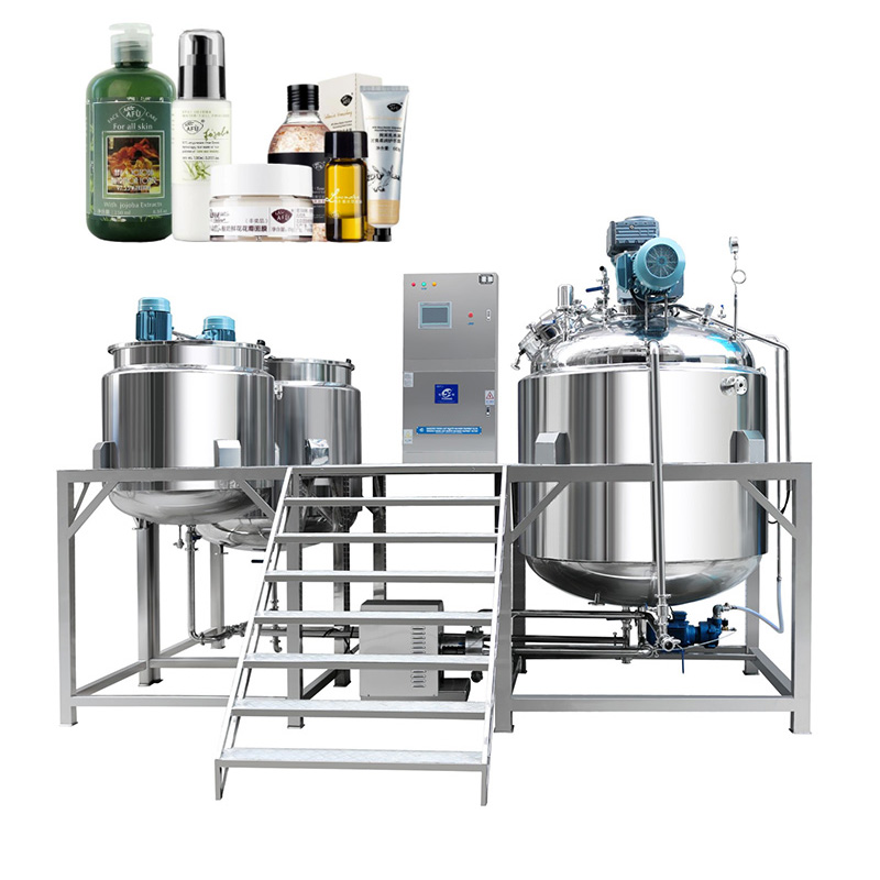 Factory Supply Industrial Stainless Steel 100L 200L 300L Cosmetic Cream Making Machine Equipment for Cosmetic Production