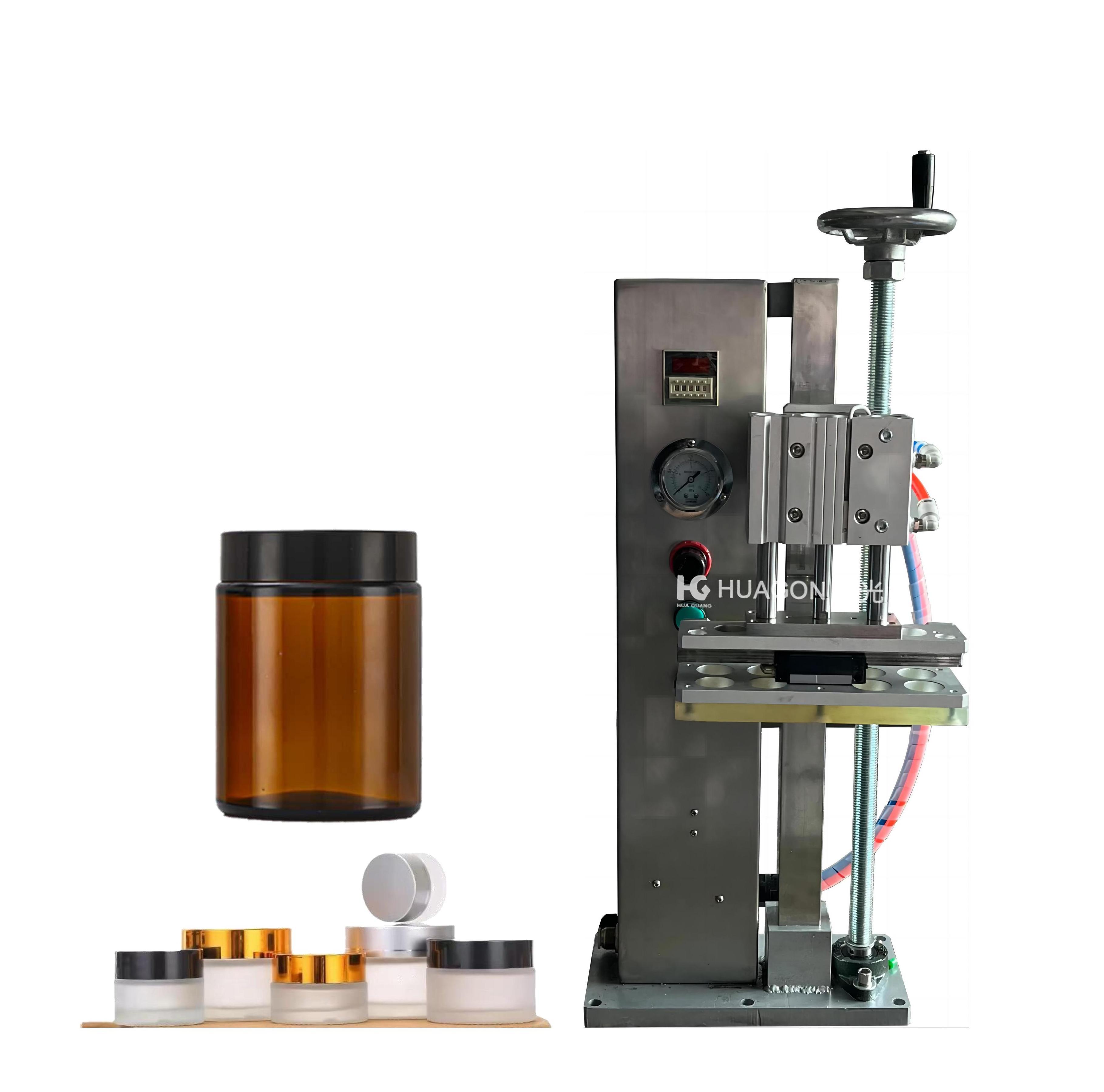 220V Full Automatic Perfume Capping Machine Crimping And Lid Pressing For Perfume Bottles Industrial Machinery Equipment