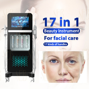 17 in 1 Hydra Dermabrasion Face Skin Care Beauty Salon Spa Equip Facial Machine Professional Manufacturer