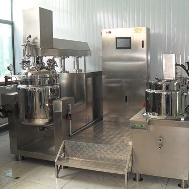 Cosmetic Vacuum Emulsifier Mixer Machine 50L Liquid Application Chemical Machinery Equipment for Cosmetics Production