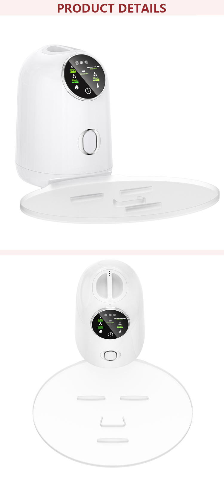 2024 Best Sell Face Beauty Equipment the Third Generation Home Use Facial Mask Making Machine DIY Fruit Facial Mask Maker