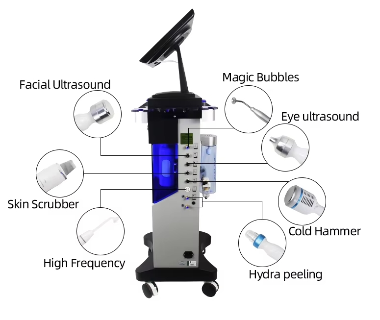 Face Skin Care Beauty Salon Spa Equipment Hydro Skin Care Facial Machine Professional Manufacturer