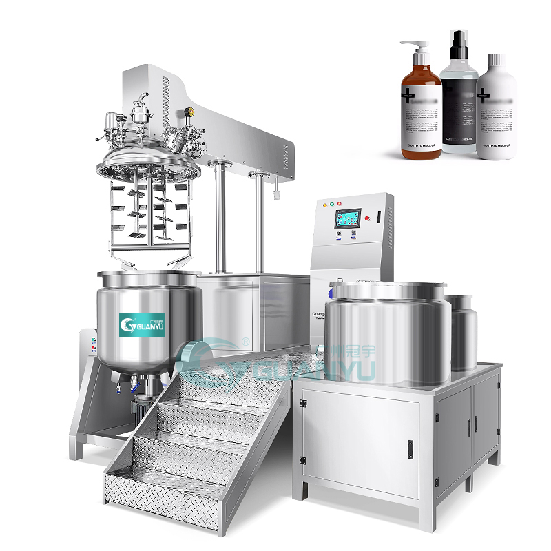 Cosmetic Machinery Cream Manufacturing Equipment Facial Making Mixer Vacuum Homogeneous Body Lotion Maker Emulsifying Machine