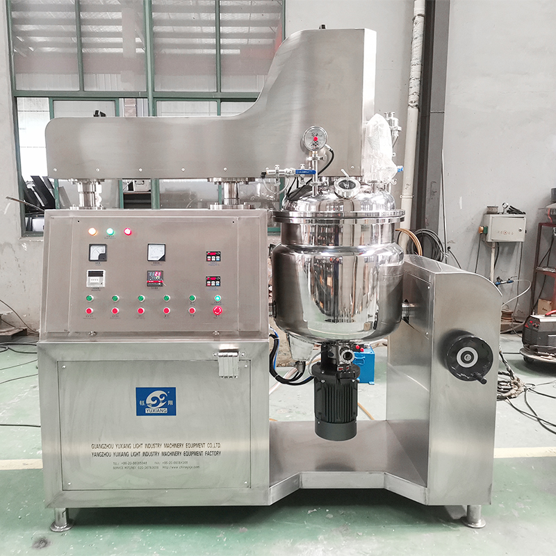 Cosmetic Viscosity Cream Paste Shampoo Lotion Vacuum Emulsifying/Homogenizer/ Emuslifier/Mixing Making Machine Production