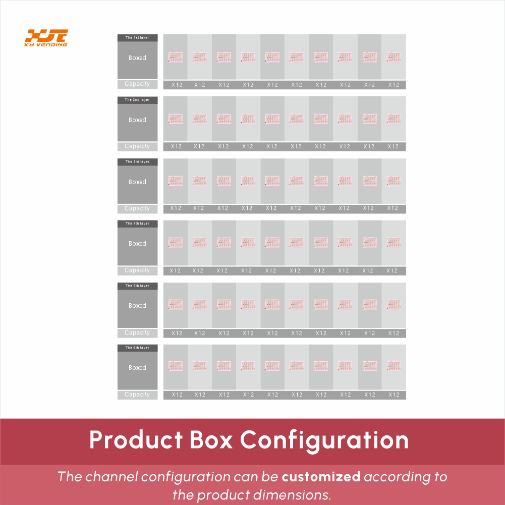 XY OEM Custom Smart Beauty Nail Polish Sticker Vending Machine for Girls Mall UL CE Certified MDB Cashless Payment