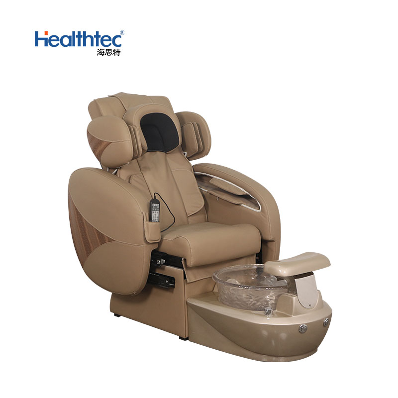 Factory Hot Selling Fully Automatic Lying Chair Fabric Craft Foot Bath Spa Massage High End Pedicure Chair