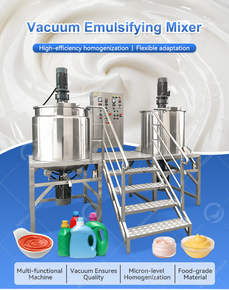 Vacuum Emulsifying Mixer Detail View