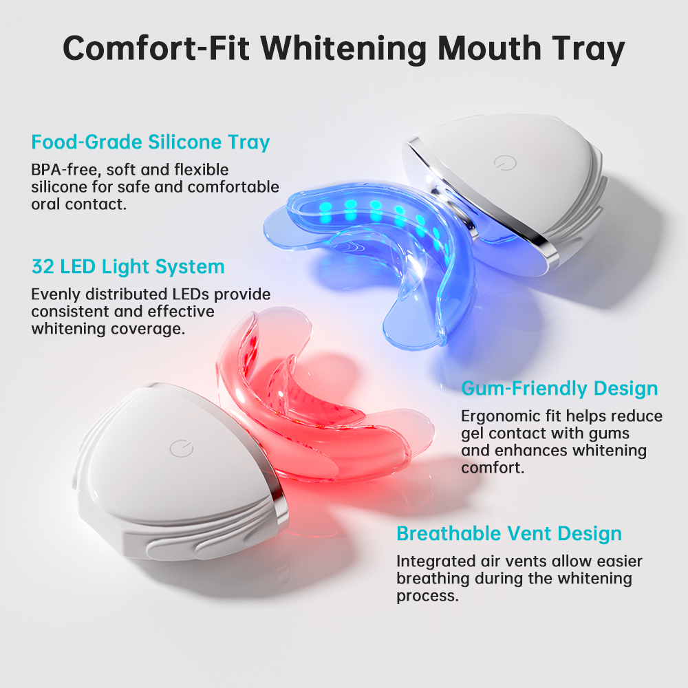 OEM ODM ABS Red Light Therapy Device Wireless Charging Oral Care Tool for Gum Therapy Dental Physiotherapy Home Use