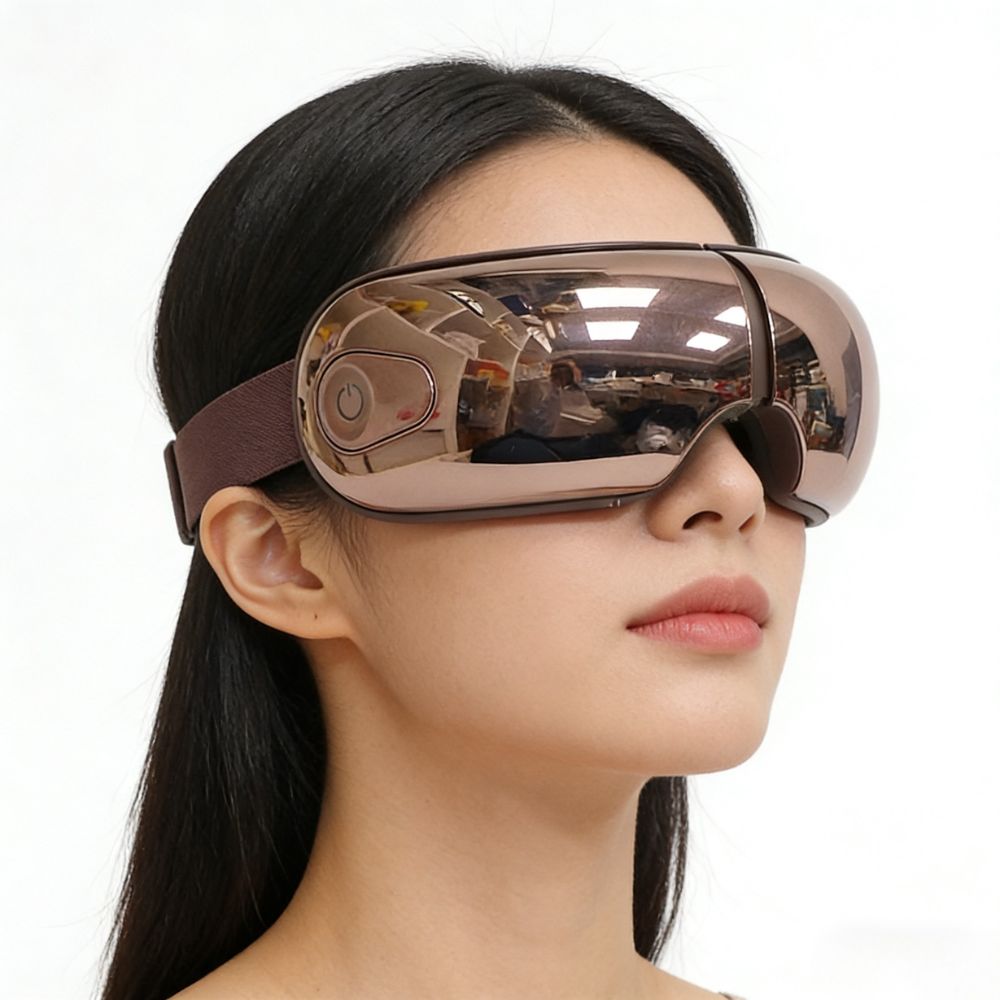 2026 Smart Electric Eye Massager Heated Eye Care Massager with Air Pressure Vibration Eye Massage Device for Relieve