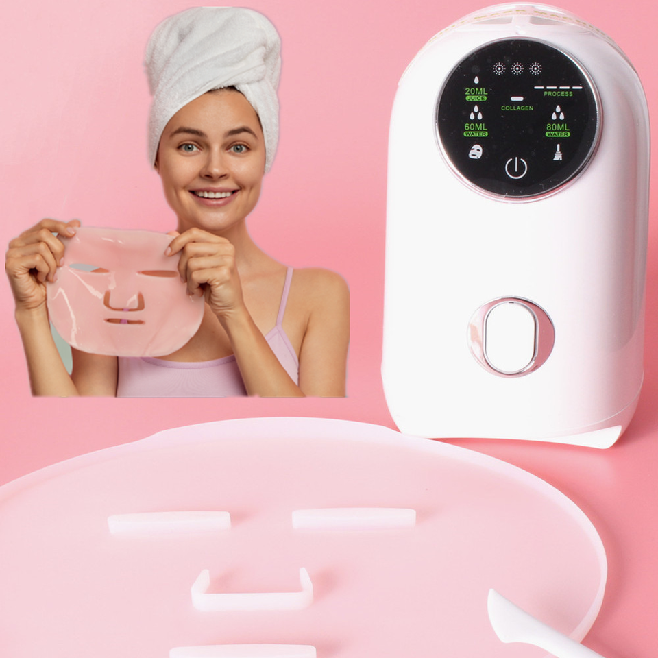 Home Use Skin Care Acne Treat Automatic Facial Mask Machine Anti-Wrinkle Facial Rejuvenation Diy Fruit Face Mask Maker
